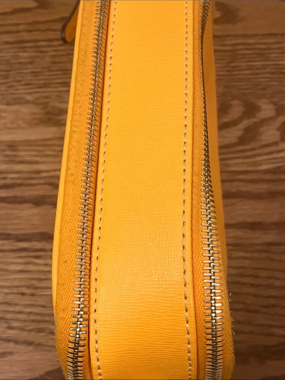 Dooney & Bourke Saffiano Camera Crossbody Tangerine Color